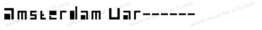 Amsterdam Var字体转换